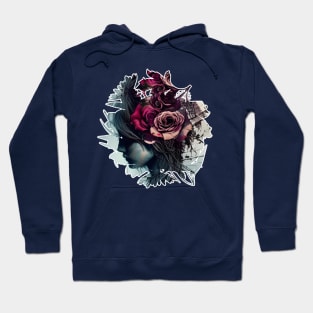 Rose - Cyber flower girl Hoodie